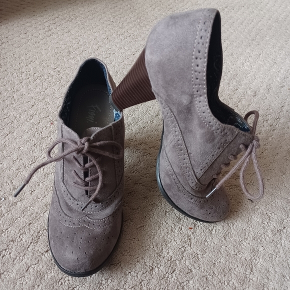 Women's Fioni Oxford Booties - Grey (size 8) - Picture 6 of 7